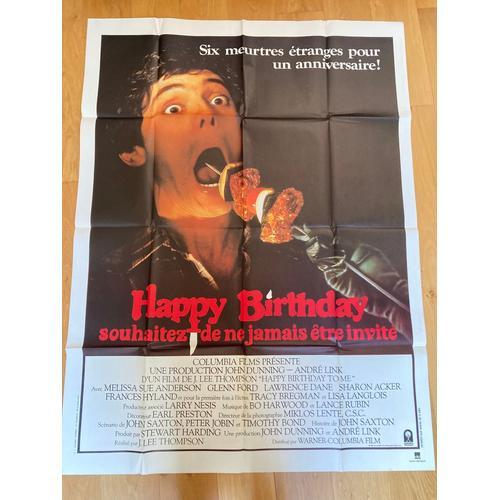 Affiche De Cinema Happy Birthday - J Lee Thomson 1981 - Format 120 ... on Productcaster.