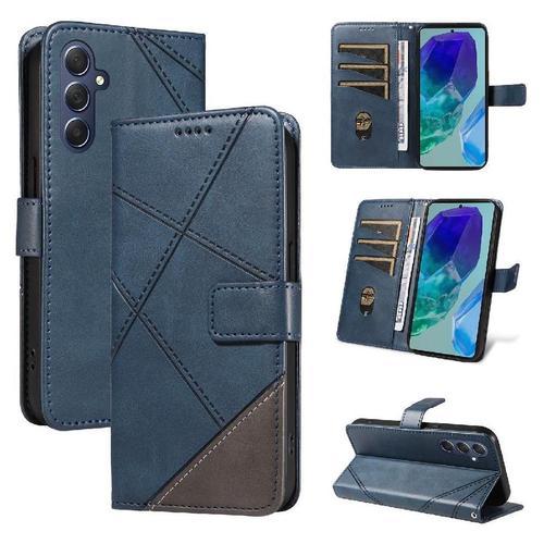 Flip Étui Pour Samsung Galaxy M55 De Haute Qualité Avec Couture Dia... on Productcaster.