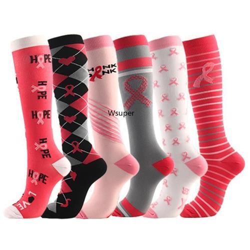 Chaussettes De Compression Pour Femmes,20 À 30mmhg,6 Paires,Unisexe... on Productcaster.