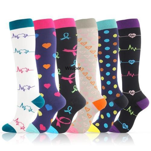 Chaussettes De Compression Pour Femmes,Vente En Gros,6 Paires De Ch... on Productcaster.