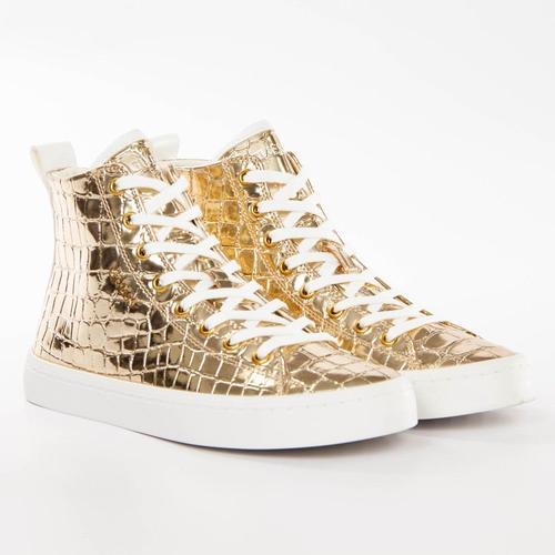 Basket Guess Elga Gold Femme Or - 35 on Productcaster.