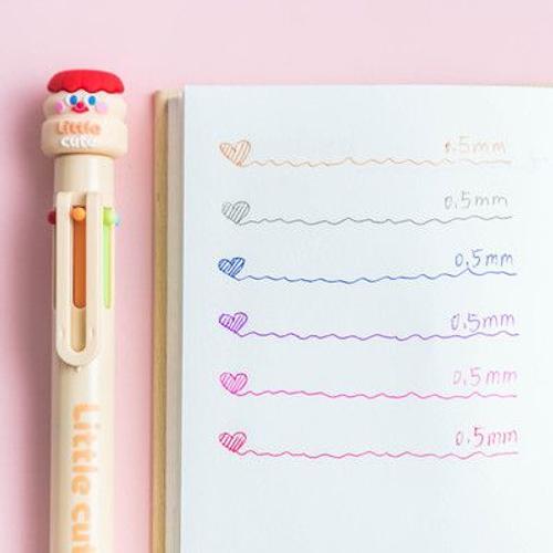 Sharkbang ? Stylos À Bille Multicolores 6/10 Couleurs,Kawaii,Stylo ... on Productcaster.