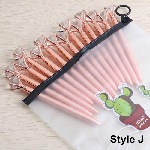 Ensemble De Stylos À Bille En Or Rose,14 Pièces,Papeterie Séries,Fo... on Productcaster.