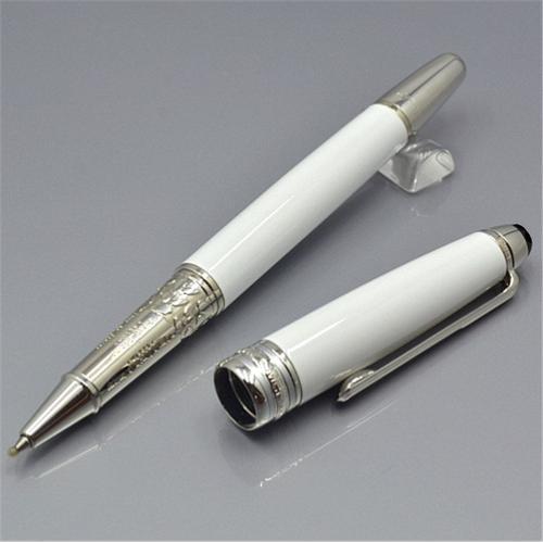 Stylo À Bille Mb En Métal Blanc,Luxueux,163,Stylo À Bille/Fontaine,... on Productcaster.