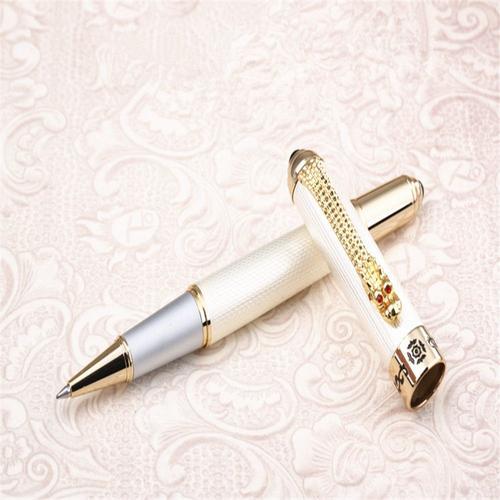 Jinhao ? Stylo Roller Blanc À Pointe Moyenne,Luxueux,Pour Bureau,Éc... on Productcaster.