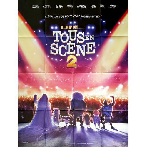 Tous En Scène 2 (Sing 2) - Véritable Affiche De Cinéma Pliée - Form... on Productcaster.