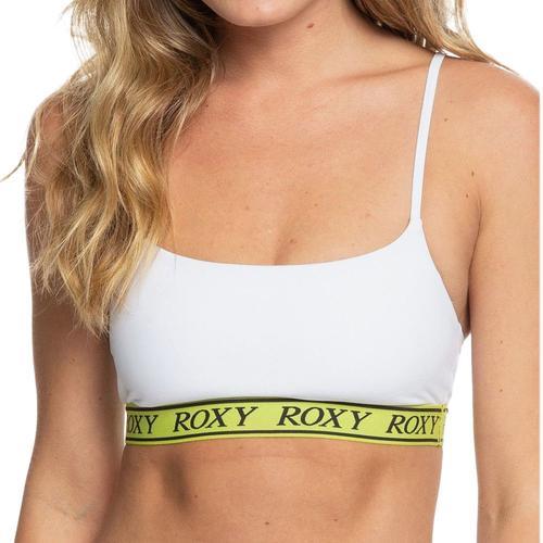 Haut De Bikini Blanc Femme Roxy Kelia Athletic Bralette on Productcaster.