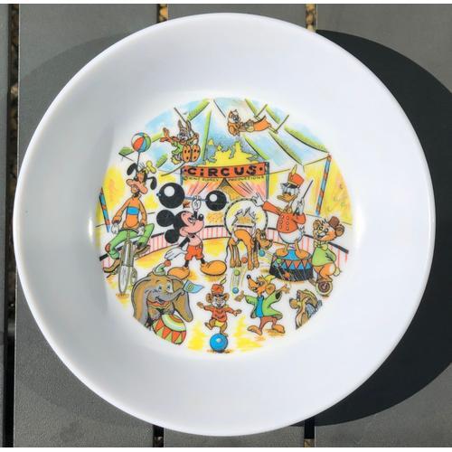 Assiette Mickey Circus, Cirque, Walt Disney, Dessin Animé, Animatio... on Productcaster.