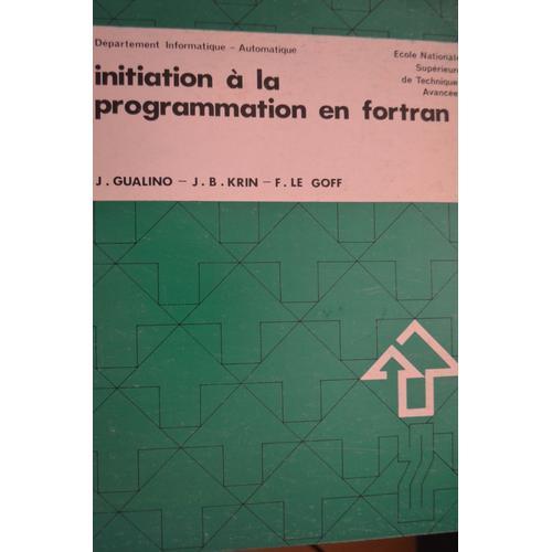 Initiation À La Programmation En Fortran on Productcaster.