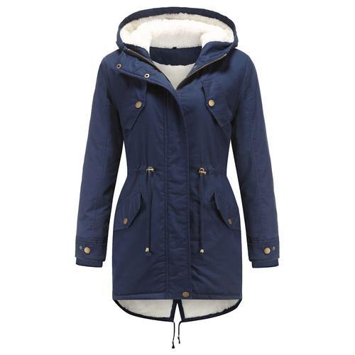 Parka Femmes - Plus De Velours De Épaississant - À Capuche - Xd319 on Productcaster.