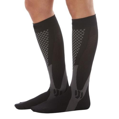 Chaussettes De Compression Noires Pour Homme Et Femme,Bas Anti Fati... on Productcaster.