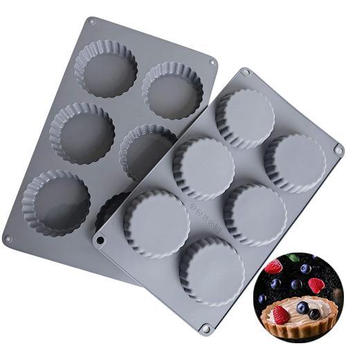 Mini Moules À Tarte En Silicone, 2 Pièces, Pour Chocolat, Amande, B... on Productcaster.