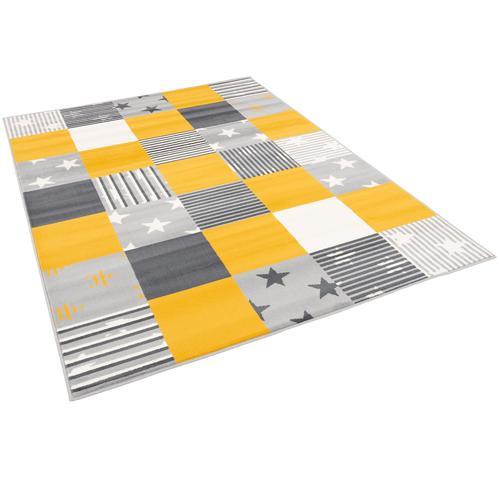 Pergamon Samba - Tapis Pour Enfants Et Jeunes - Étoiles À Carreaux ... on Productcaster.