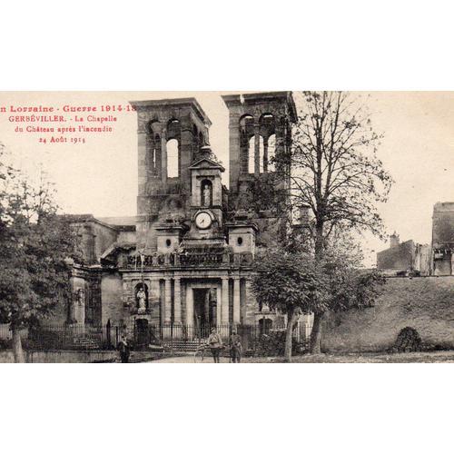 Cpa Theme Guerre 1914- 1918- En Lorraine - Gerbeviller - La Chapell... on Productcaster.