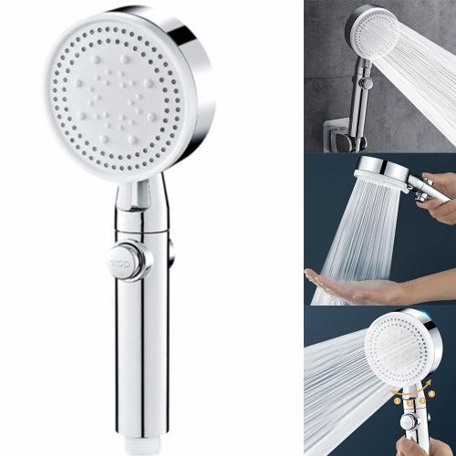 Pomme de bain et douche à haute pression, 4 modes, grand ensemble d... on Productcaster.