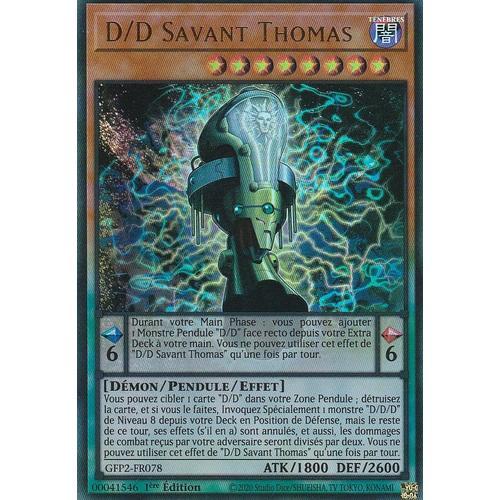 Carte Yu-Gi-Oh - D/D Savant Thomas - Gfp2-Fr078 - Ultra-Rare - on Productcaster.