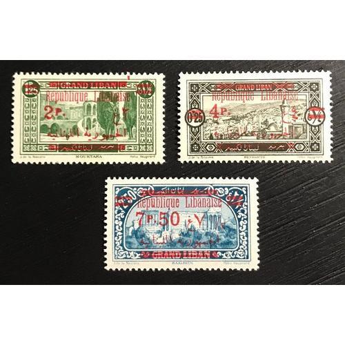 Lot De 3 Timbres Neufs** Liban 1928 on Productcaster.