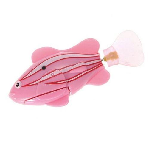 Poisson Jouet À Piles Pour Chat - Type Clownfish Pink - One Size Only on Productcaster.