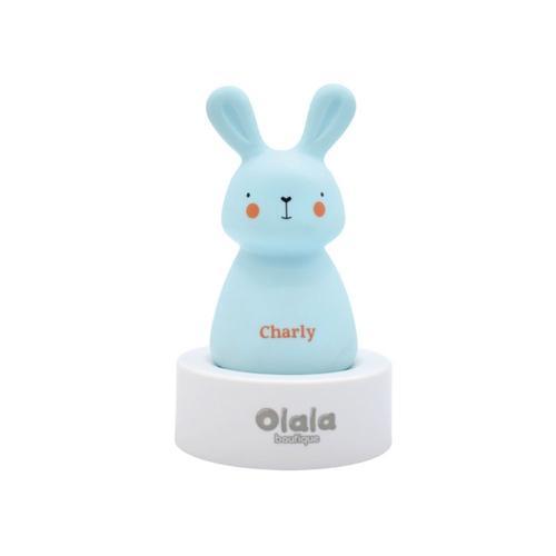 Veilleuse - Lapin Charly - Recharge À Induction - Bleu on Productcaster.