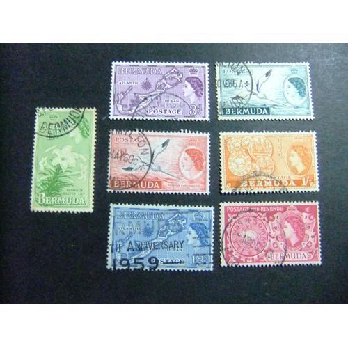 50 Bermudes 1953 / Reine Elizabeth Ii Et Vues Diverses / Yvert 135 ... on Productcaster.