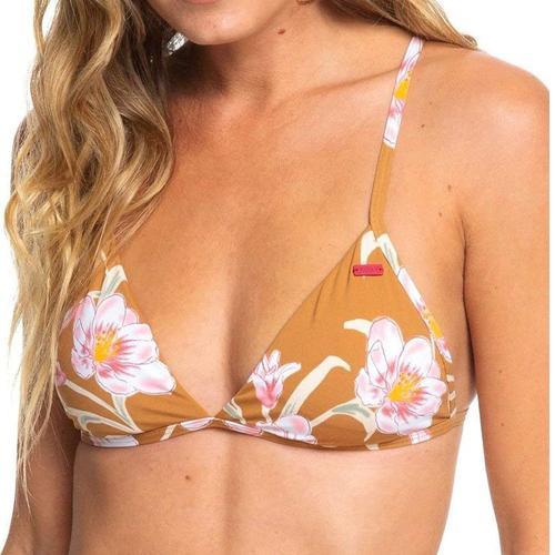 Haut De Bikini Marron Femme Roxy Printed Beach Classics on Productcaster.