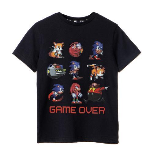 Sonic The Hedgehog - T-Shirt Game Over - Garçon on Productcaster.