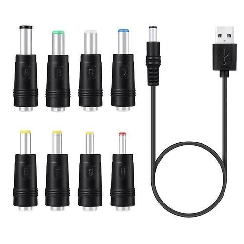 5V USB to DC 5.5X2.1mm 3.5mm 4.0mm 4.8mm 6.4mm 5.5X2.5mm 6.3mm Plug... on Productcaster.