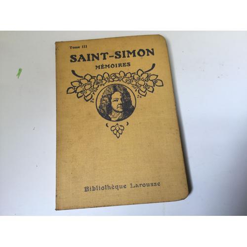 Saint Simon Mémoires Tome 3 on Productcaster.