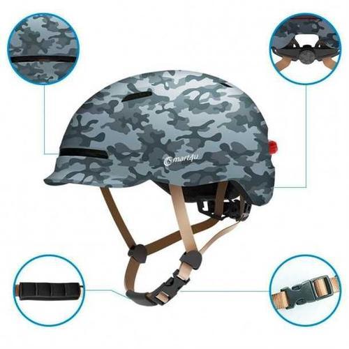 Casque Pour Trottinette Électrique Smart4u Sh50u Army on Productcaster.