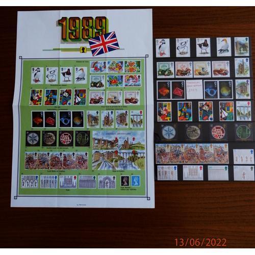 Collectors Timbres-Poste Angleterre De 1989 À 1998 on Productcaster.