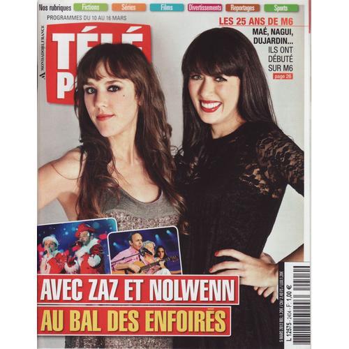 Télé Poche / 05-03-2012 N°2404 : Nolwenn Leroy / Zaz / Les Enfoirés... on Productcaster.