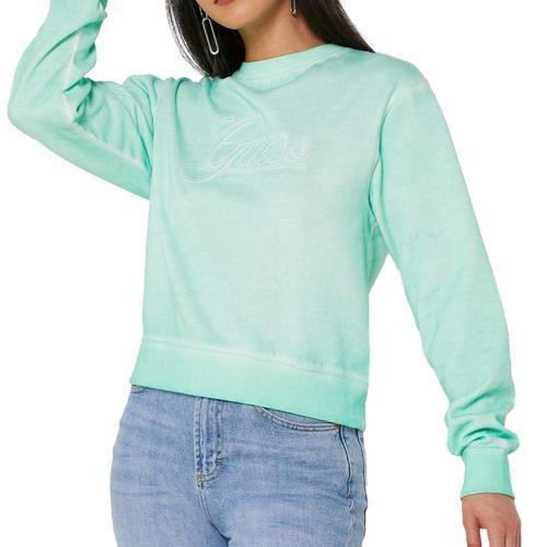 Sweat Vert Femme Guess Valerya on Productcaster.