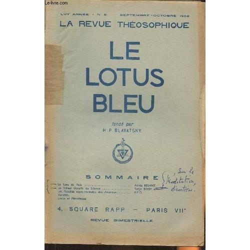 Le Lotus Bleu, La Revue Théosophique N°5- Lviie Année- Septembre-Oc... on Productcaster.