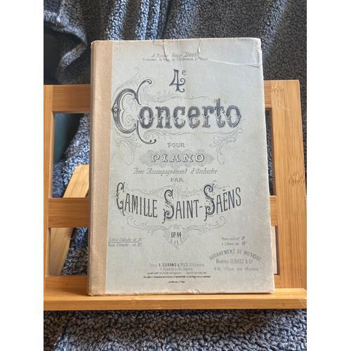 Camille Saint-Saens 4e Concerto Pour Piano Partition D'orchestre Du... on Productcaster.