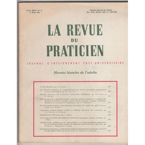 La Revue Du Praticien Tome 31 N°15 (Mars 1981) - Podologie on Productcaster.