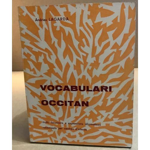 Vocabulari Occitan / Mots Locucions E Expressions Idiamaticas Recam... on Productcaster.