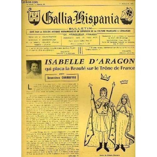 Gallia-Hispania N°46 14e Année 1er Trim.1966 - Isabelle D Aragon Qu... on Productcaster.