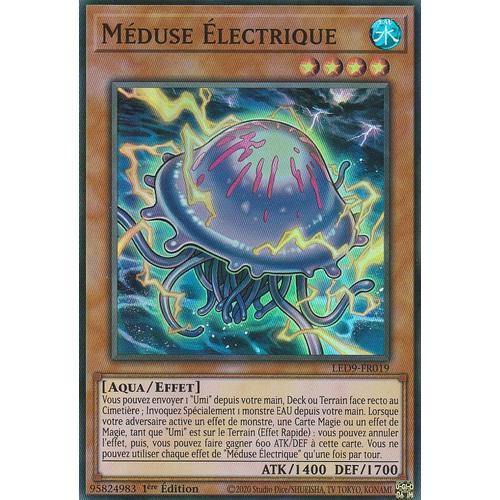 Carte Yu-Gi-Oh - Méduse Electrique - Super Rare - Led9-Fr019 - on Productcaster.