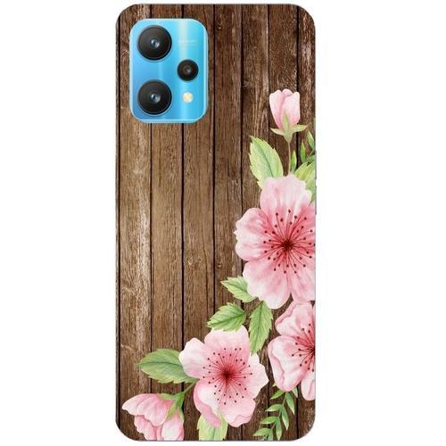 Coque Realme 9 5g Bois Fleur Rose on Productcaster.