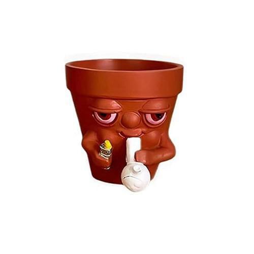 Smoking Pot Growers,artificial Resin Mini Plant Pots, Indoor Plant ... on Productcaster.