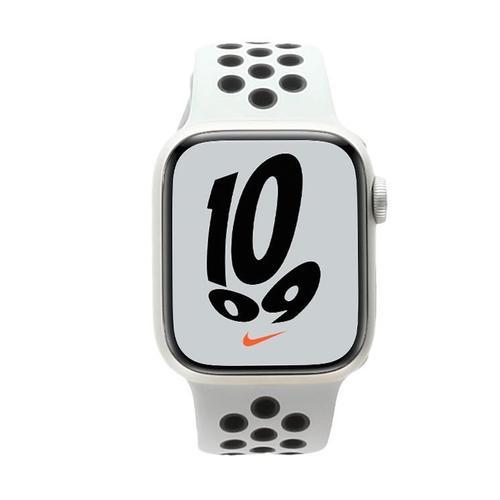 Apple Watch Nike Series 7 Starlight Aluminium 45mm 4g Pure Platinum... on Productcaster.