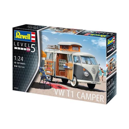 Maquettes Revell Maquettes Voitures Vw T1 Camper-Revell on Productcaster.