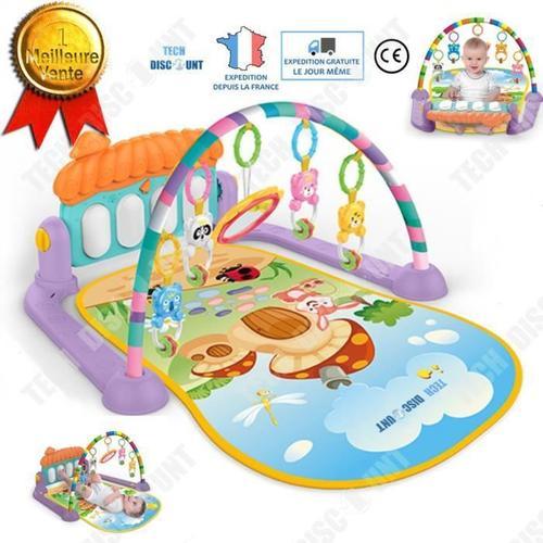 Td Tapis Aire D'éveil Support Musical Bébé Fille Garçon Chansons J... on Productcaster.