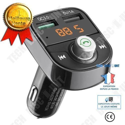 TD Transmetteur FM bluetooth voiture, chargeur allume cigare usb, ... on Productcaster.