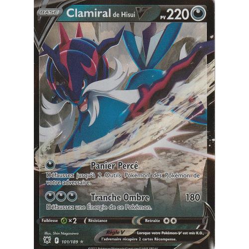 Carte Pokemon - Clamiral De Hisui V - 101/189 - Ultra-Rare - Eb10 -... on Productcaster.