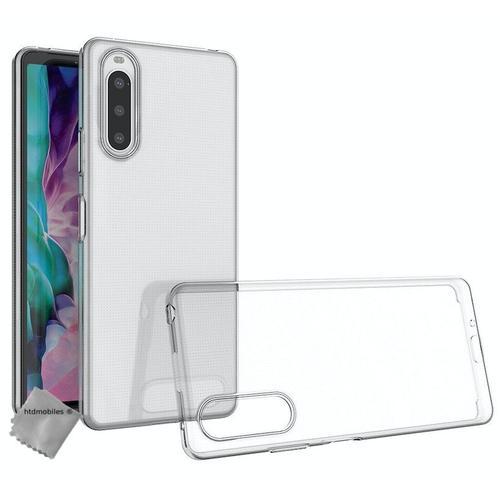 Housse Etui Coque Silicone Gel Fine Pour Sony Xperia 10 Iv + Verre ... on Productcaster.