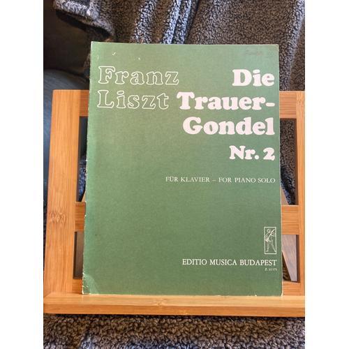 F. Liszt La Lugubre Gondole N°2 Partition Piano Éditio Musica Budap... on Productcaster.