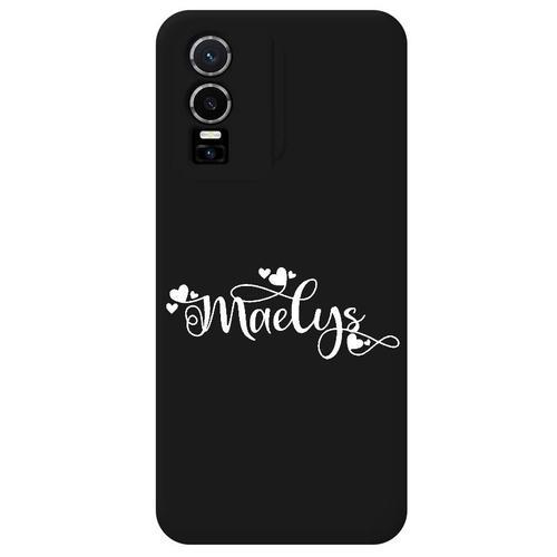 Coque Noir Vivo Y76 Avec Votre Prenom 26 Petit Coeur on Productcaster.