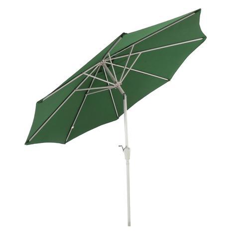 Parasol De Jardin Ø 2,7m Inclinable Polyester/Aluminium 5kg Vert 04... on Productcaster.