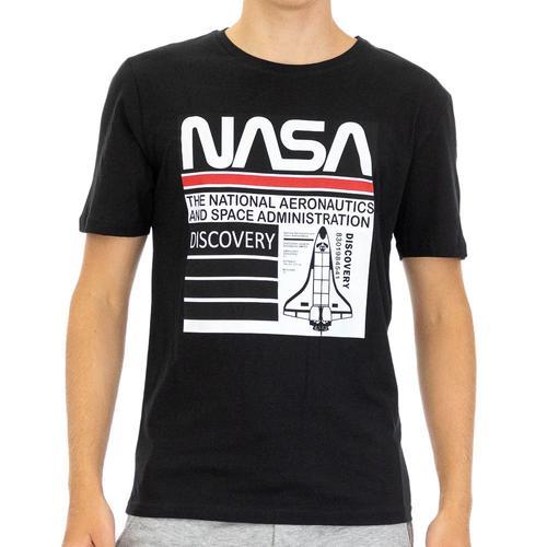 T-Shirt Noir Homme Nasa 57t on Productcaster.